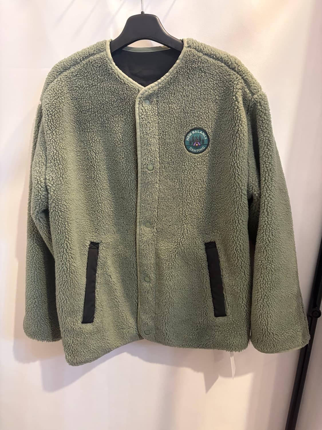 뉴발란스 키즈 양면 양털 자켓 160 여성가능 상품이미지1