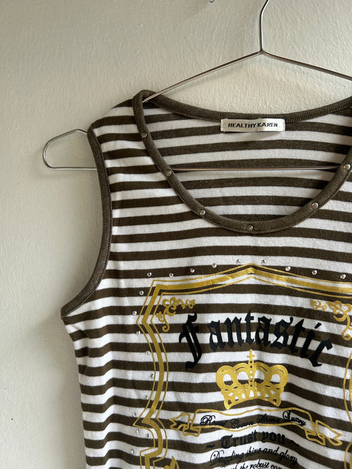 Y2K 슬리브리스  상품이미지2