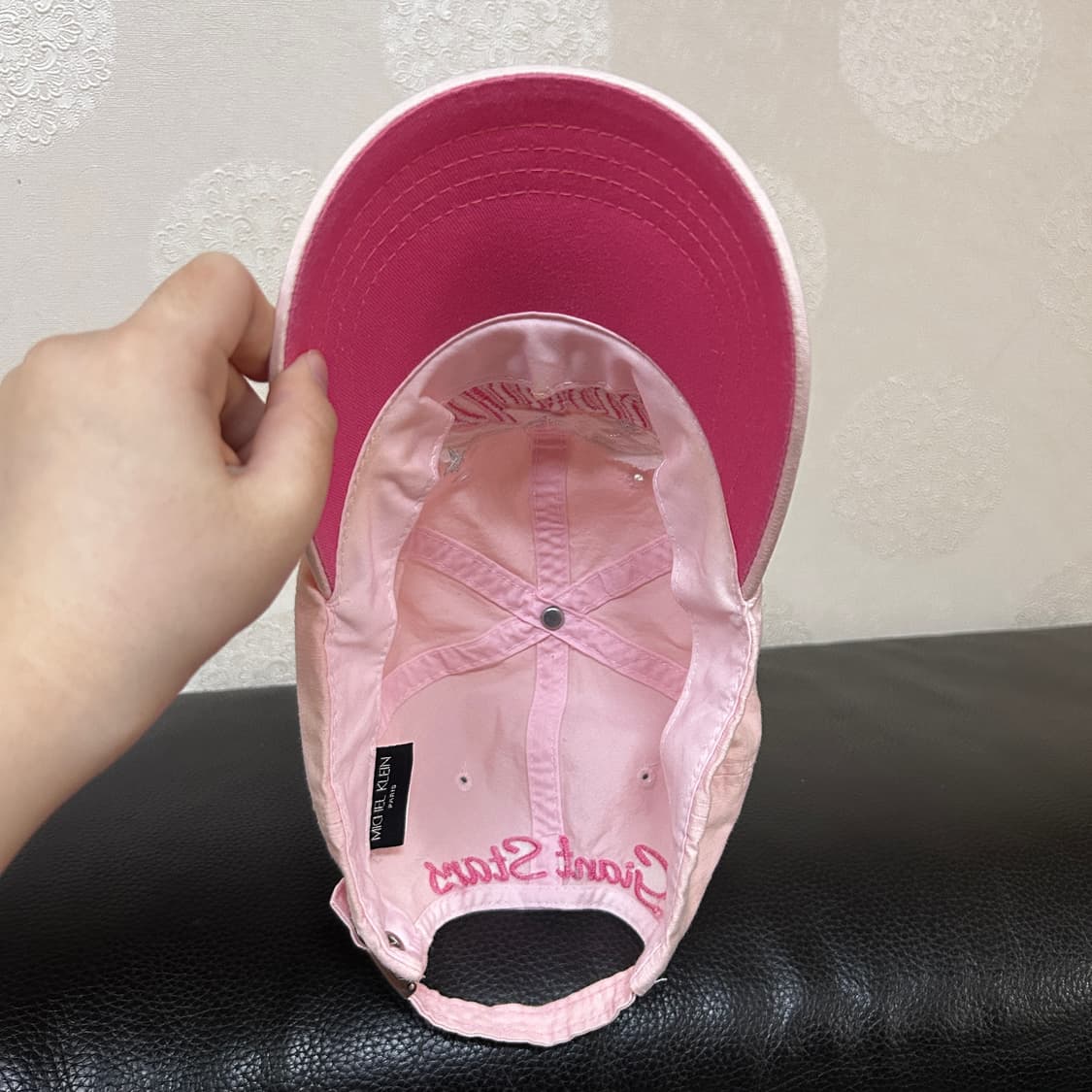y2k 빈티지 여성 핑크 모자 볼캡 상품이미지8