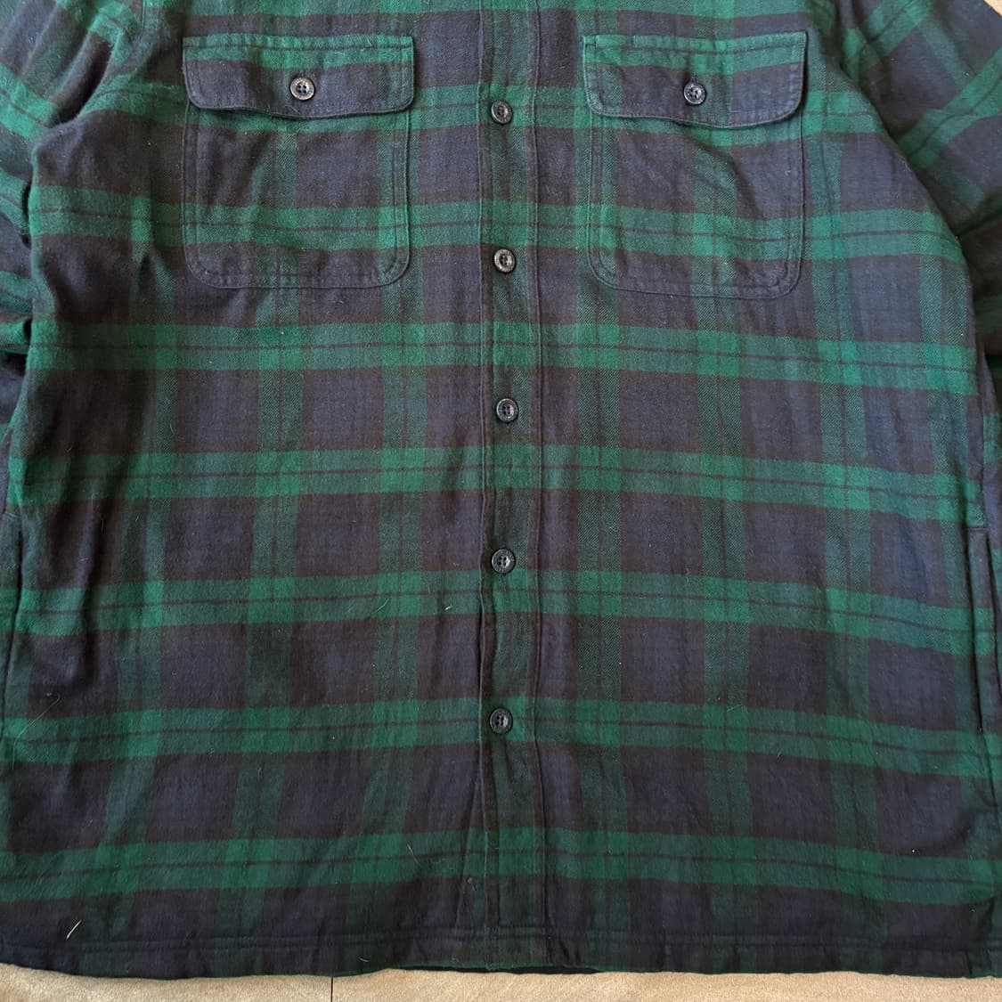 L.L.bean 정품 엘엘빈 체크 내피 셔츠 상품이미지4