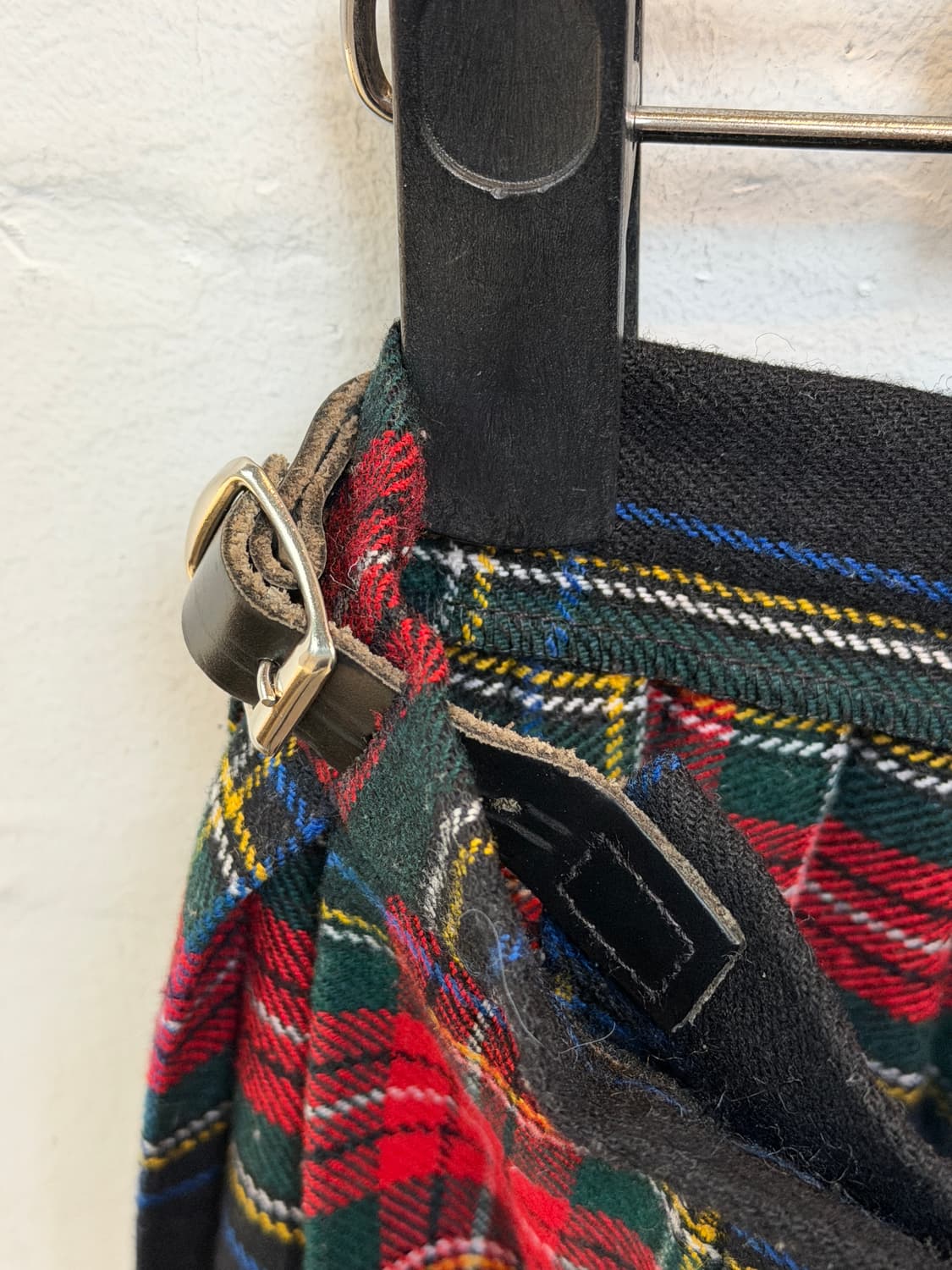 O NEIL OF DUBLIN 타탄 체크 킬트 플리츠 랩 스커트 36 상품이미지9