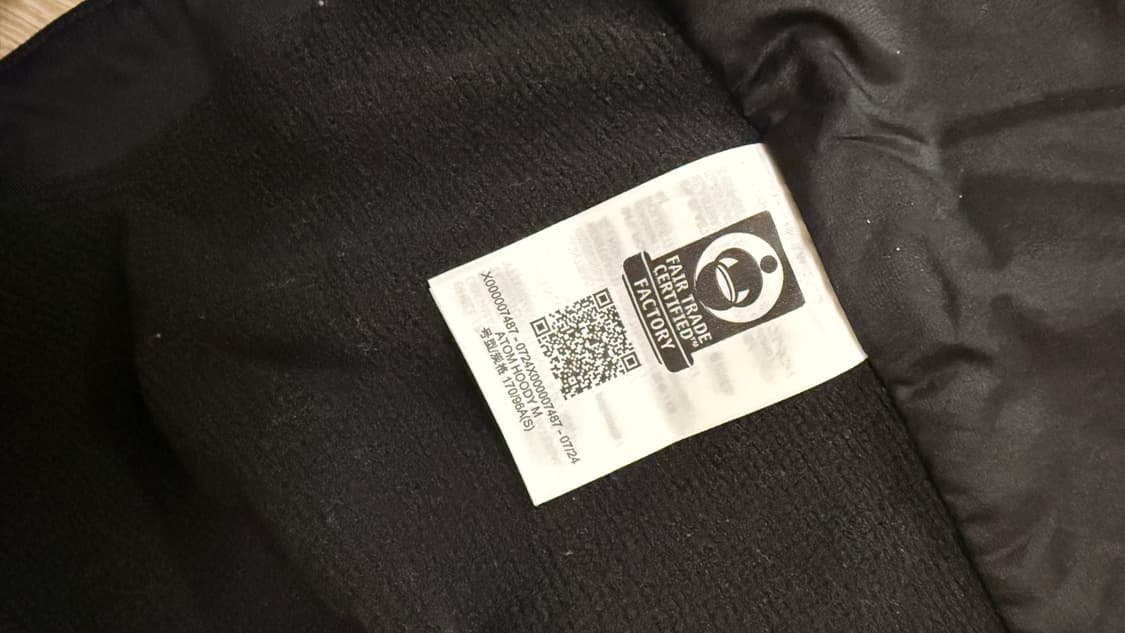 아크테릭스 아톰후디 mens S 블랙 상품이미지2