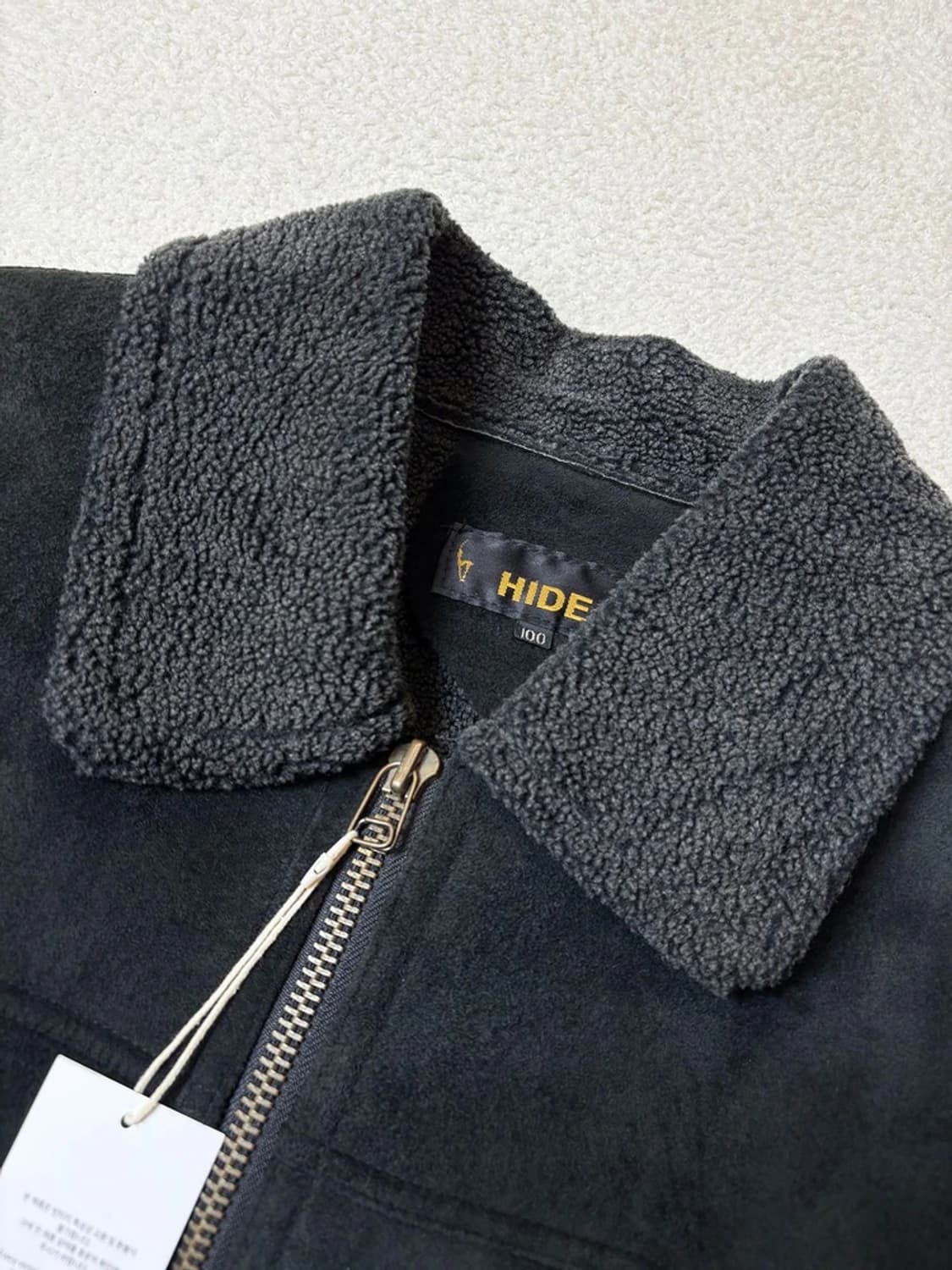 HIDE 90's 100% 돈피 스웨이드 무스탕 자켓 PN6547 상품이미지4
