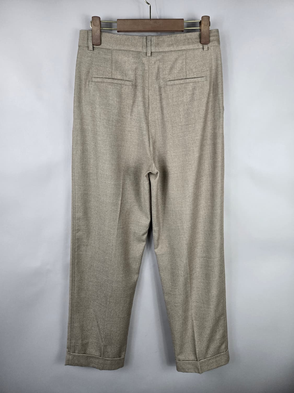 [무료배송]마시모두띠 US4 (30) 남성 핀턱 스판 슬랙스 정장 바지 상품이미지5