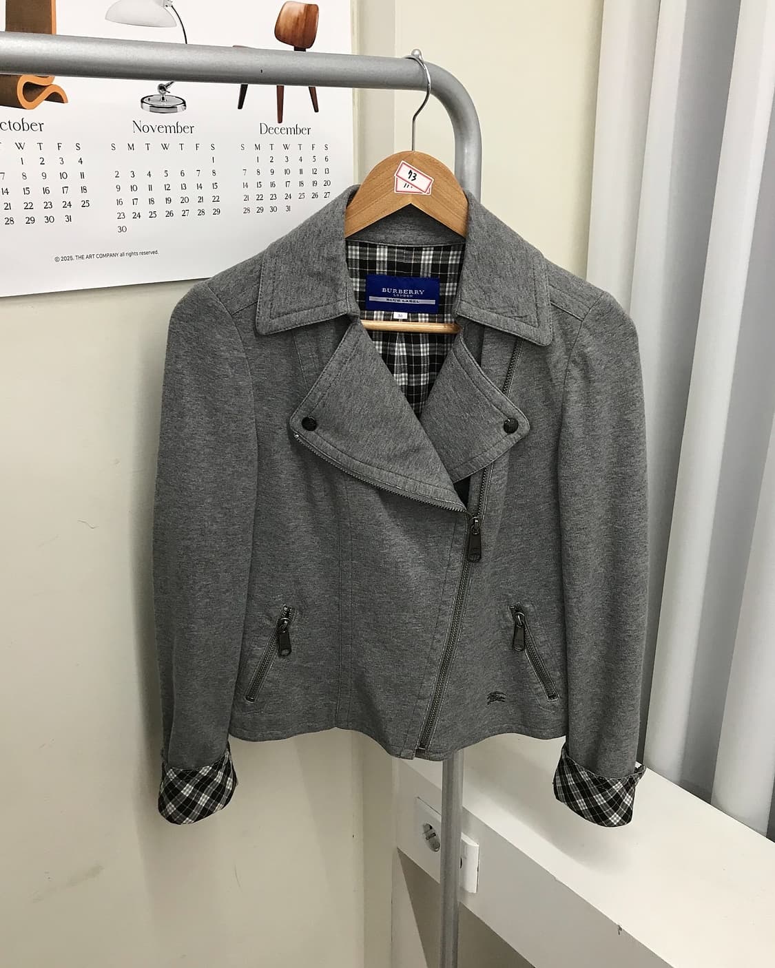 버버리 로고 코튼 라이더 자켓 상품이미지2