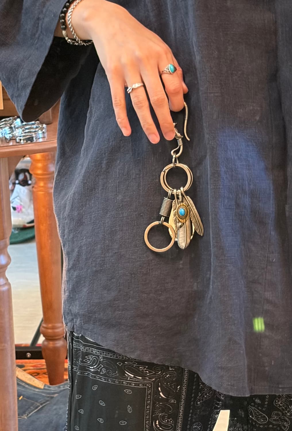 TOGOM Silver Feather Keyring 🪶 상품이미지5