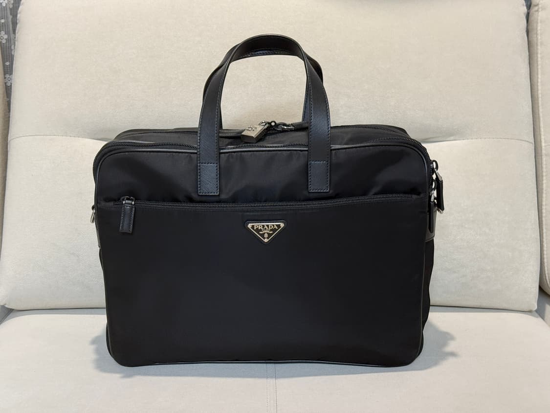 (새상품급)프라다 리나일론 사피아노 브리프케이스(투지퍼) 상품이미지7