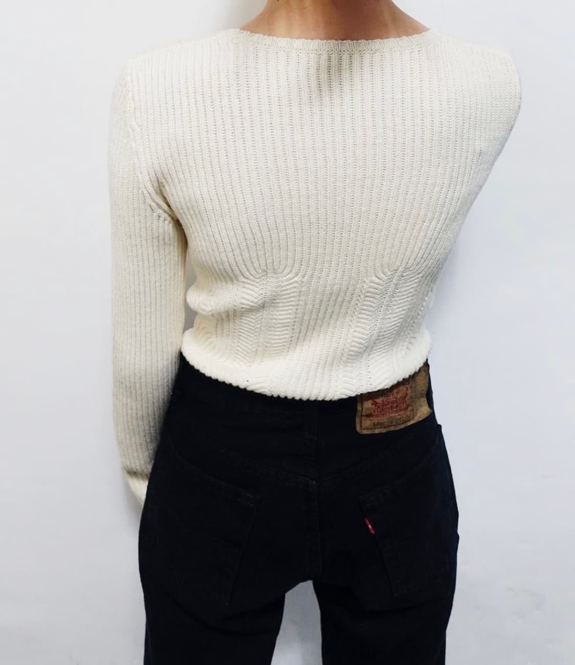 질샌더(navy라인) 니트 상품이미지5