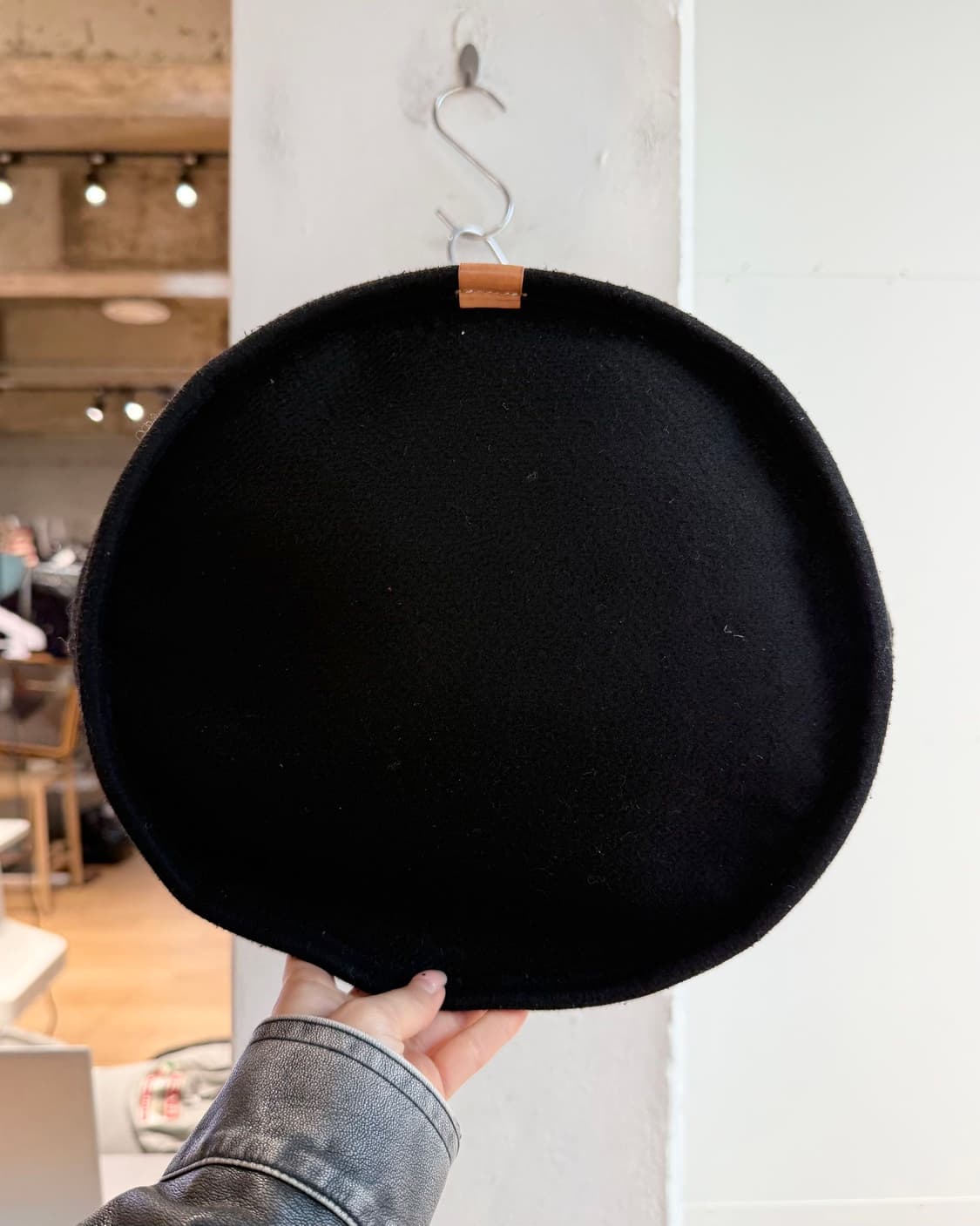 꼼데가르송 트리콧 블랙 토트백  상품이미지6