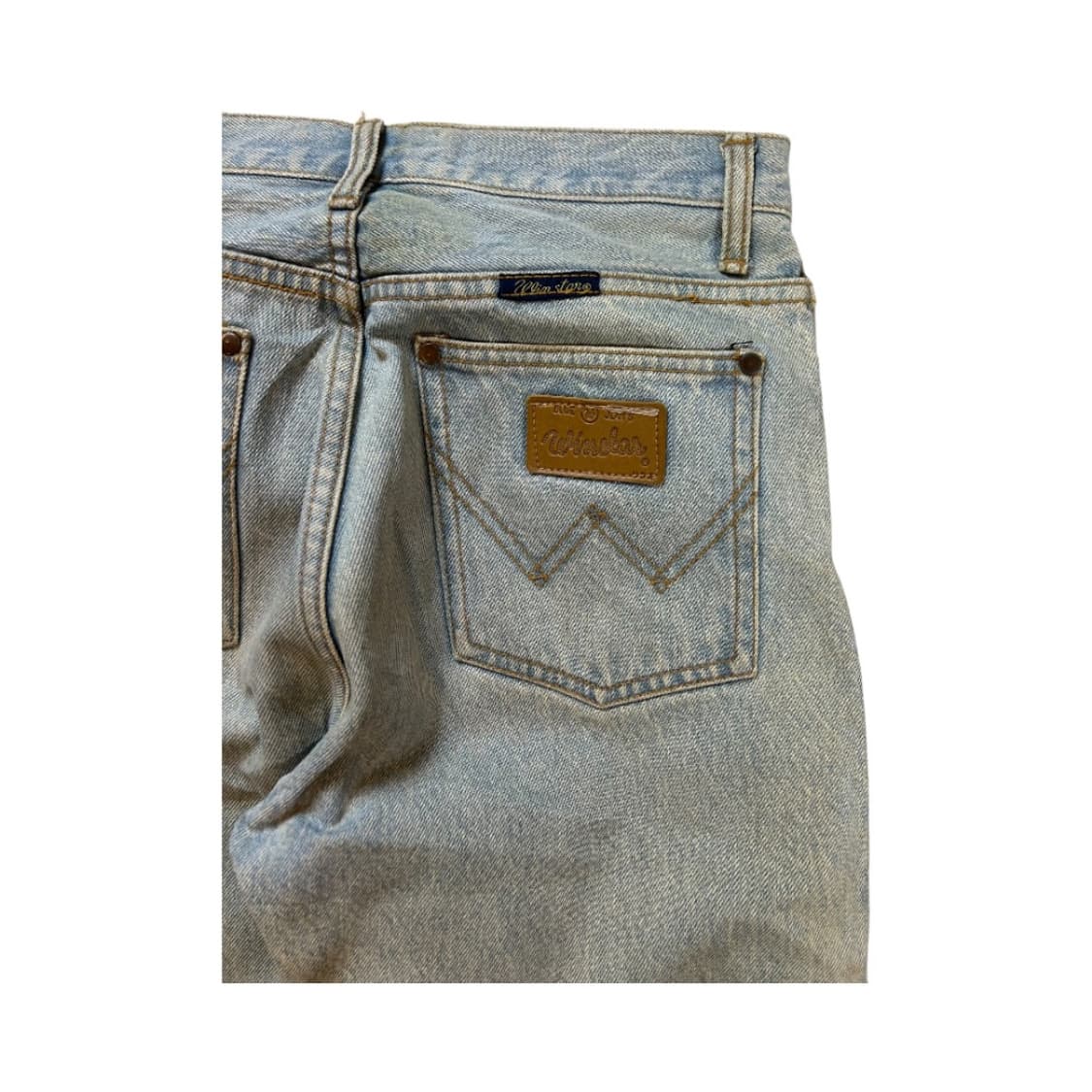 W-S) 랭글러 Wrangler 라이트 워싱 스트레이트 핏 데님 팬츠 B 상품이미지4