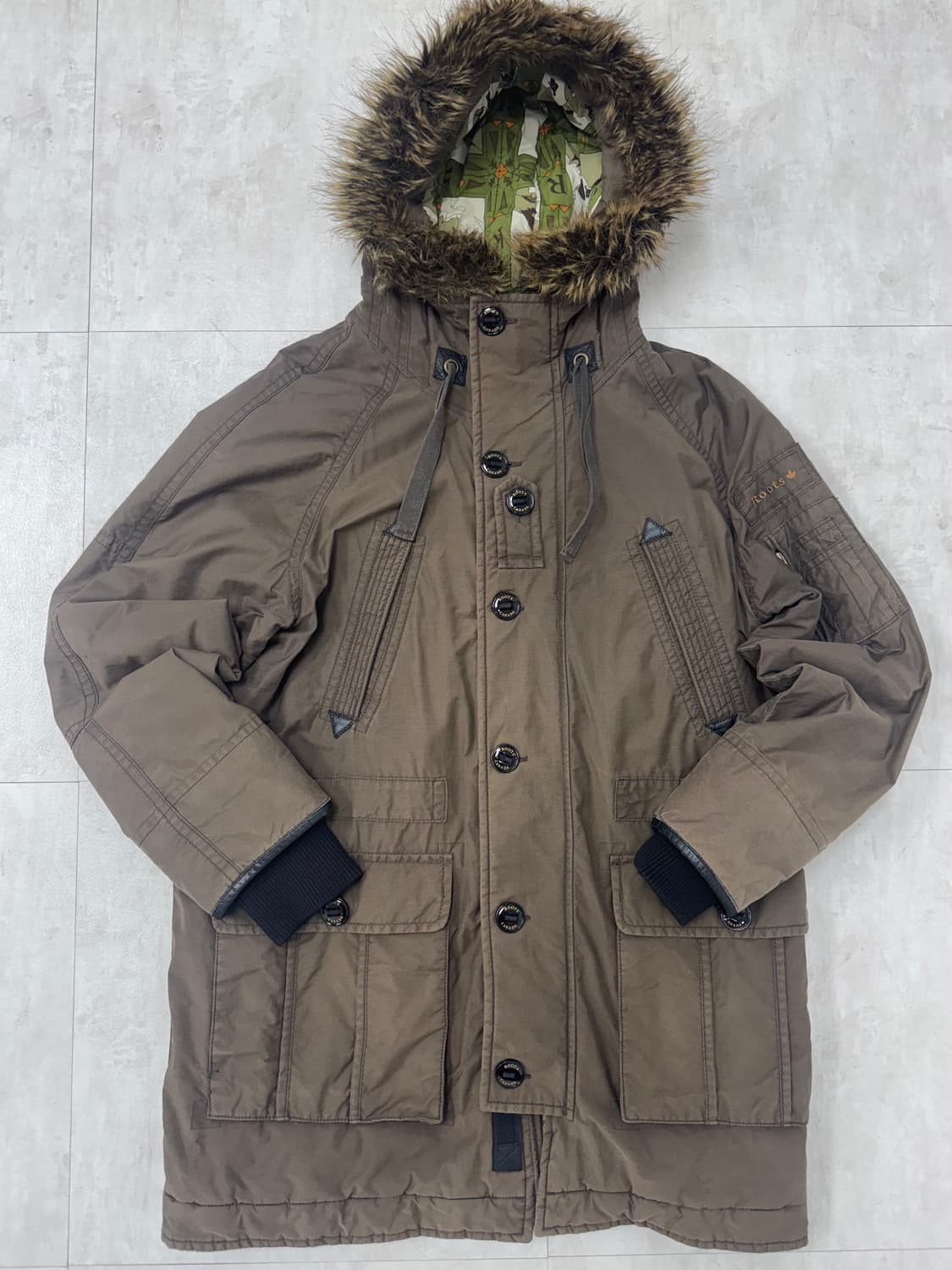 #vintage 루츠 퍼 야상 자켓 상품이미지1