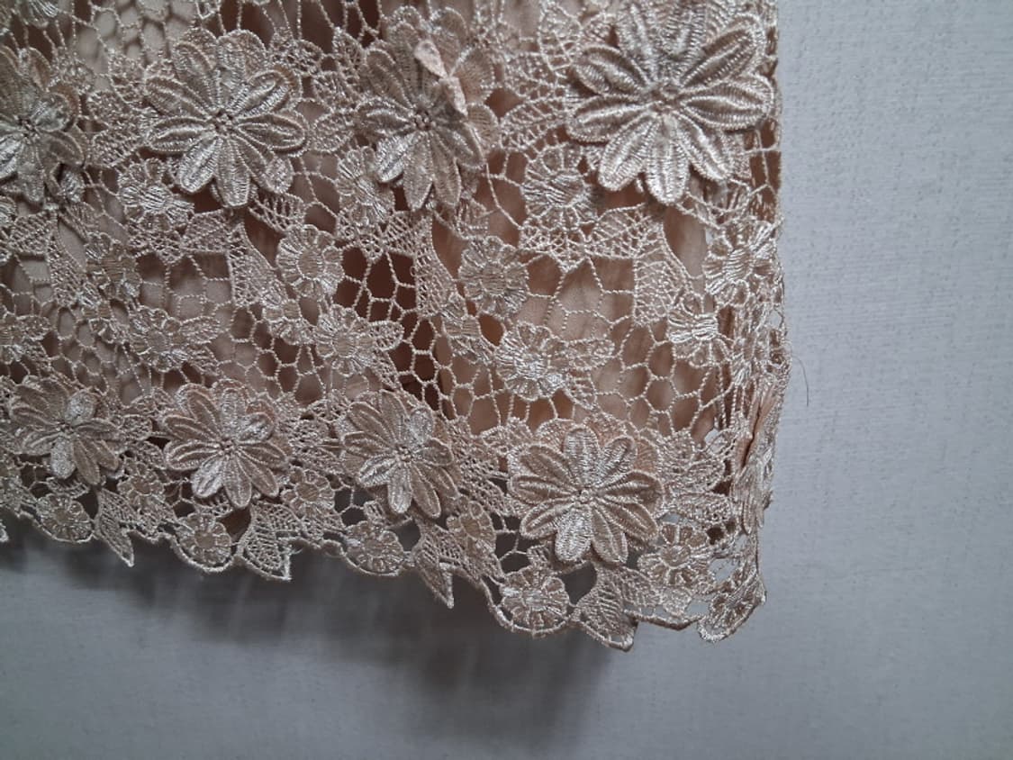 BRAZITY 입체 플라워 실크 모티브레이스 원피스 66 상품이미지6