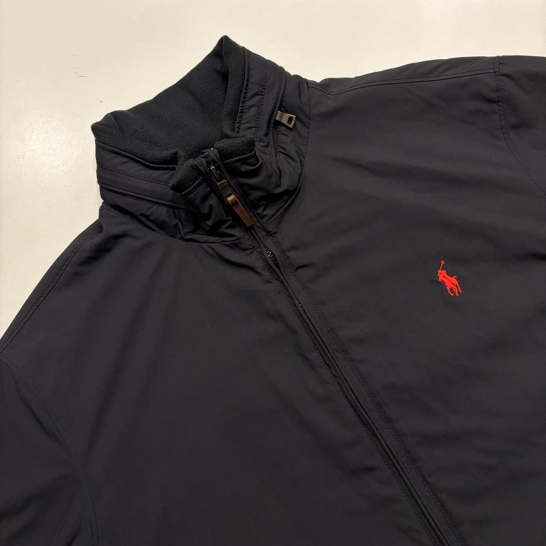 [M] 폴로 랄프로렌 폴리쉘 기모안감 블랙 점퍼 자켓 C191 상품이미지3