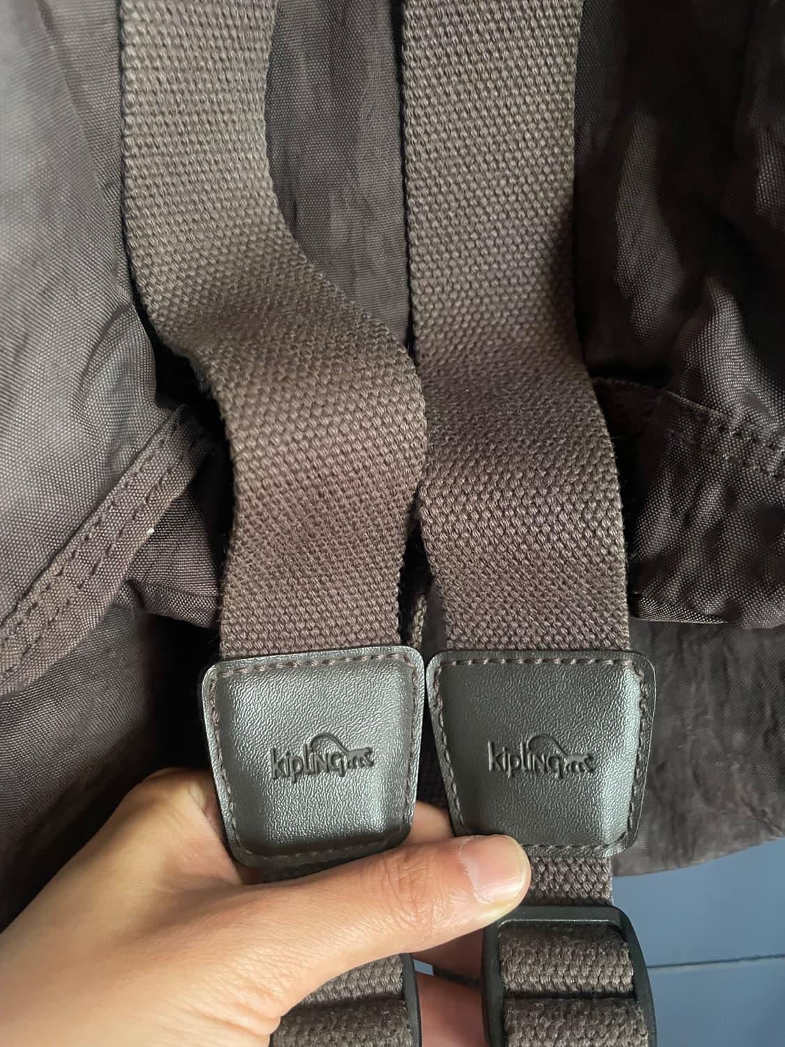 초코 브라운 모리걸 복조리 키플링 백팩 상품이미지6