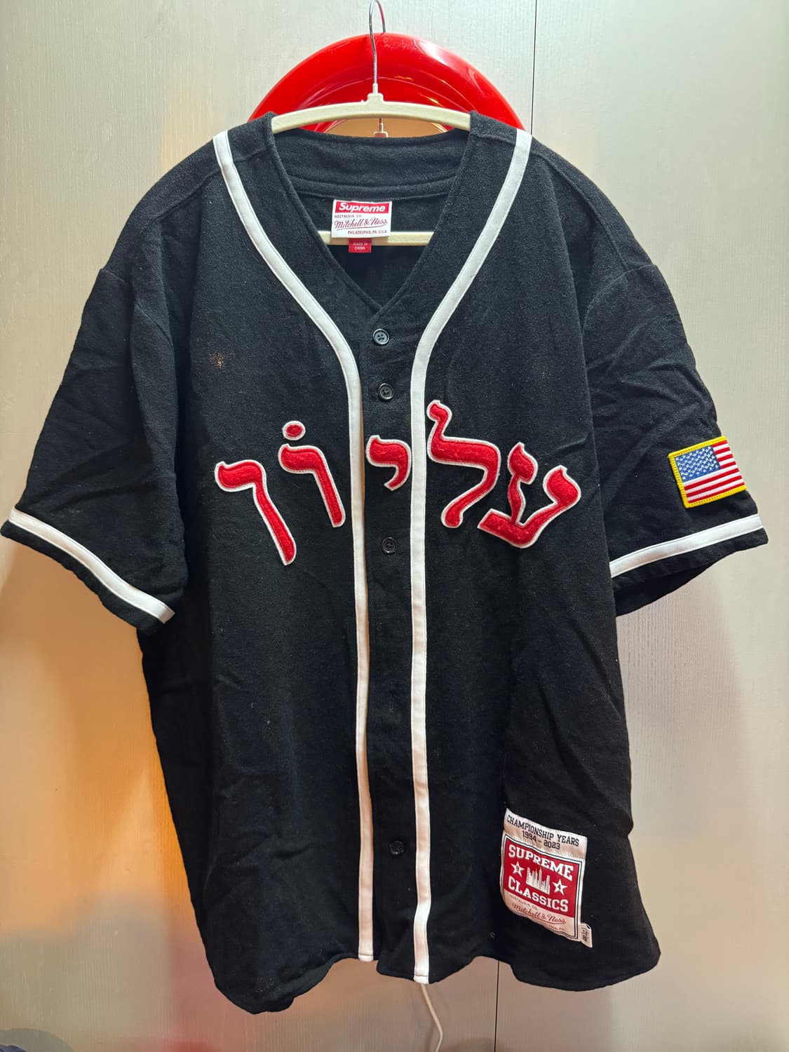 슈프림 베이스볼 져지 상품이미지1