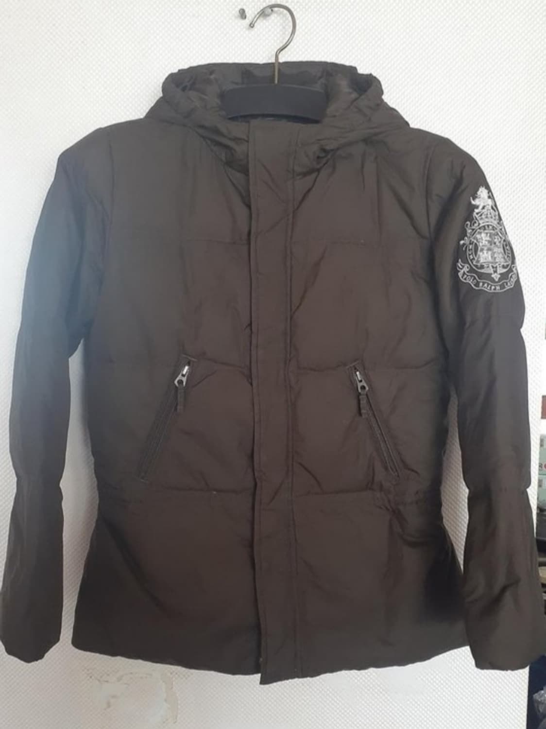 랄프로렌 L 120-140 다운 패딩 밤갈색 상품이미지1