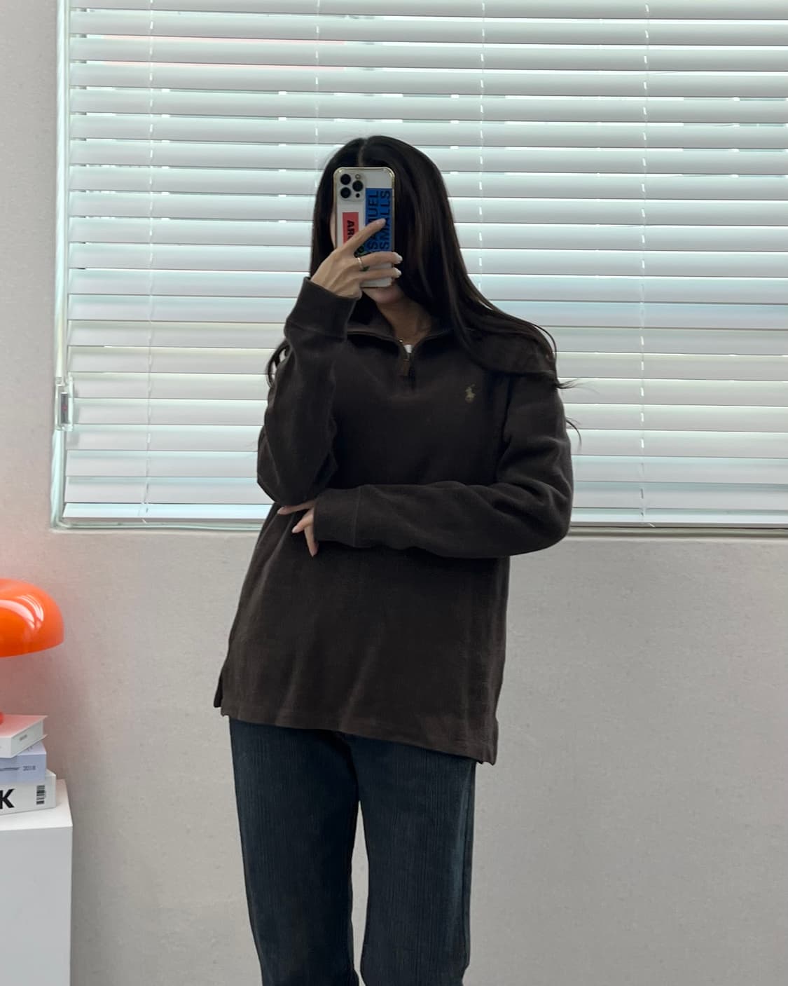 (S)폴로 반집업 스웨터-M1670 상품이미지2