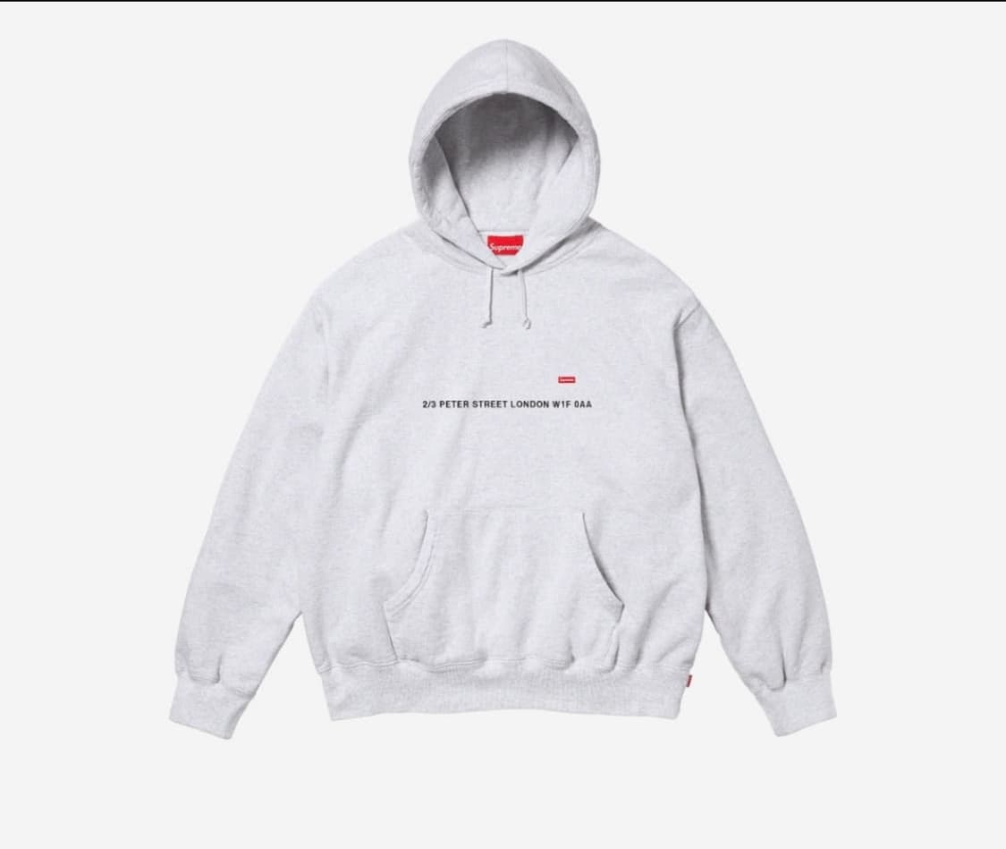 슈프림 스몰로고 런던 한정후디 상품이미지1