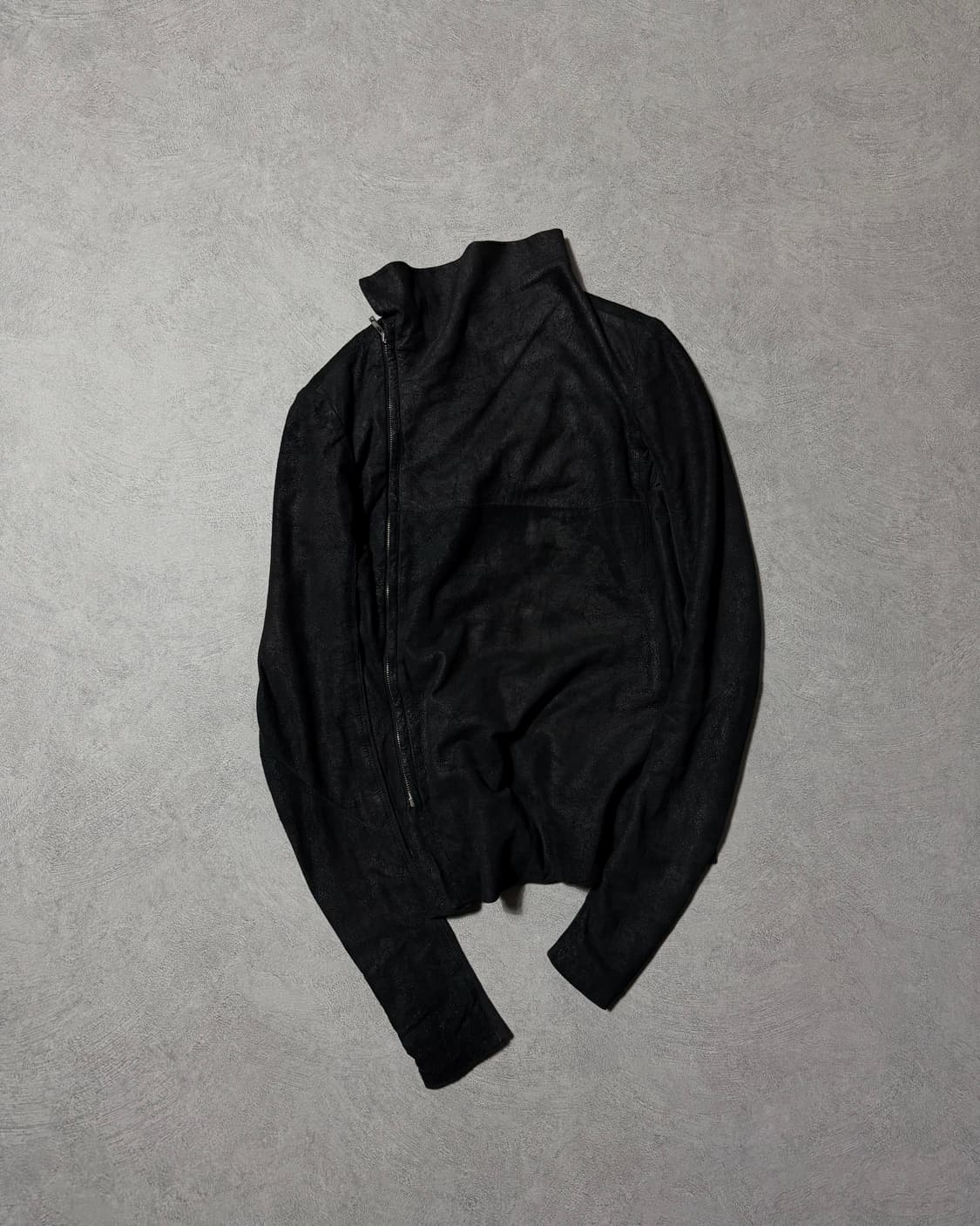 13FW 릭오웬스 하이넥 램스킨자켓 상품이미지1