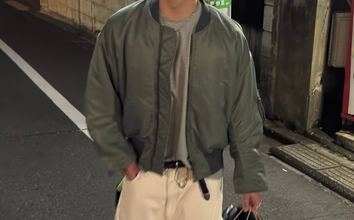 Rarseoul ma-1 bomber - sage green 상품이미지9