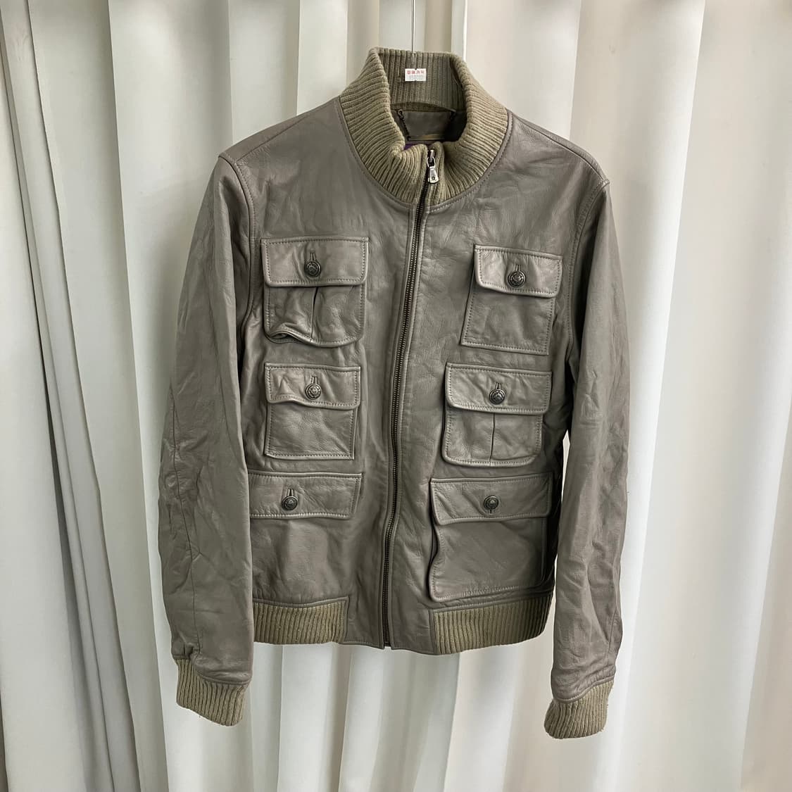 GENGY 젠지 옴므 소가죽 봄버 자켓 50 상품이미지1