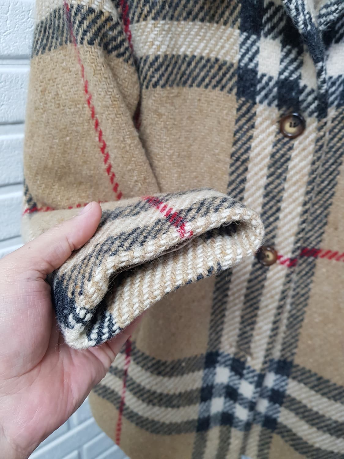 [uk10/55/정품] 버버리 노바체크 울코트 상품이미지4