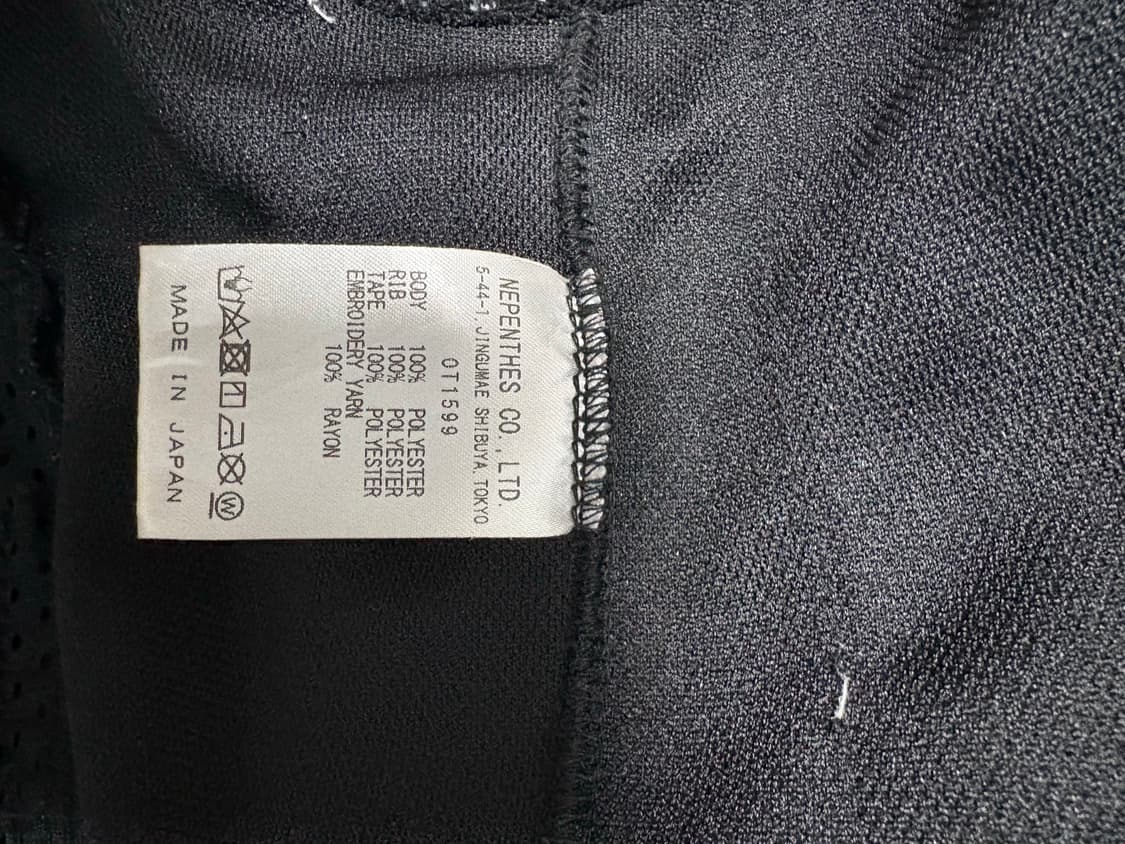 니들스 트랙자켓 폴리스무스 블랙 화이트 (L) 상품이미지5