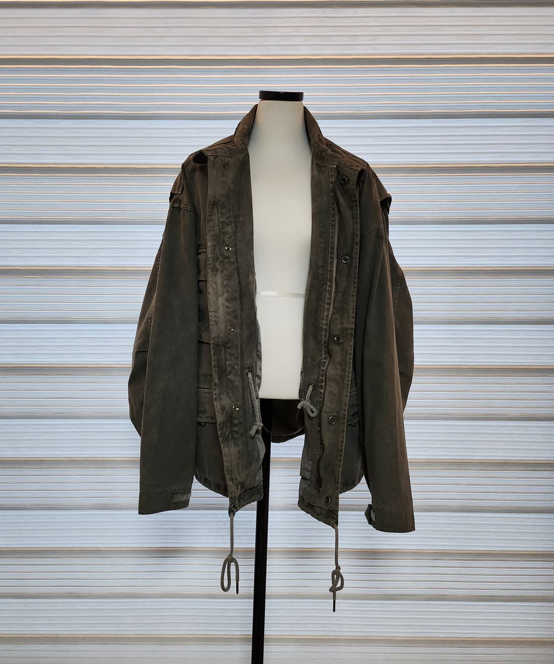 카키색 야상 점퍼자켓 상품이미지2