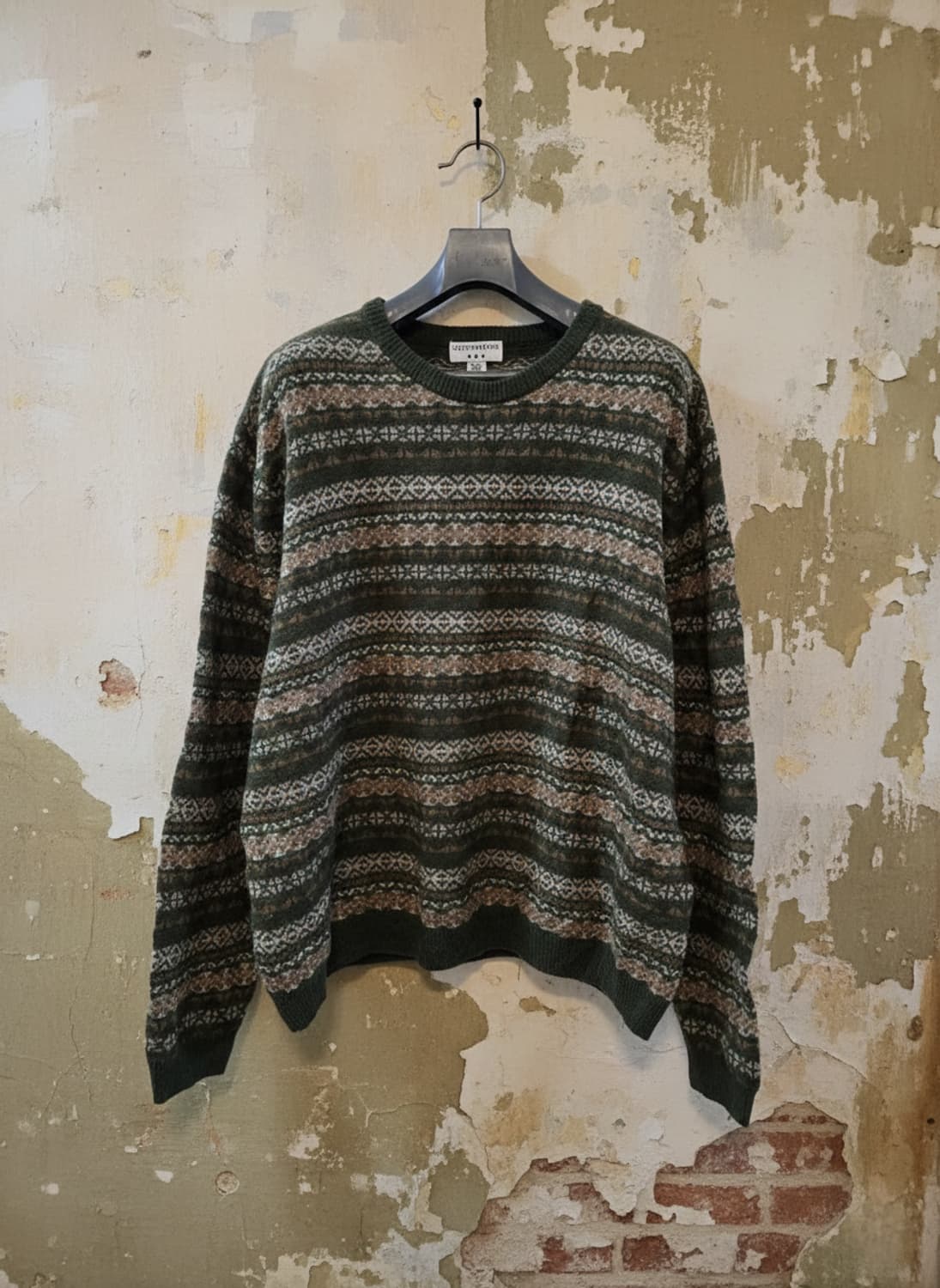 Covington 페어아일 니트 울 스웨터 XXL 상품이미지1