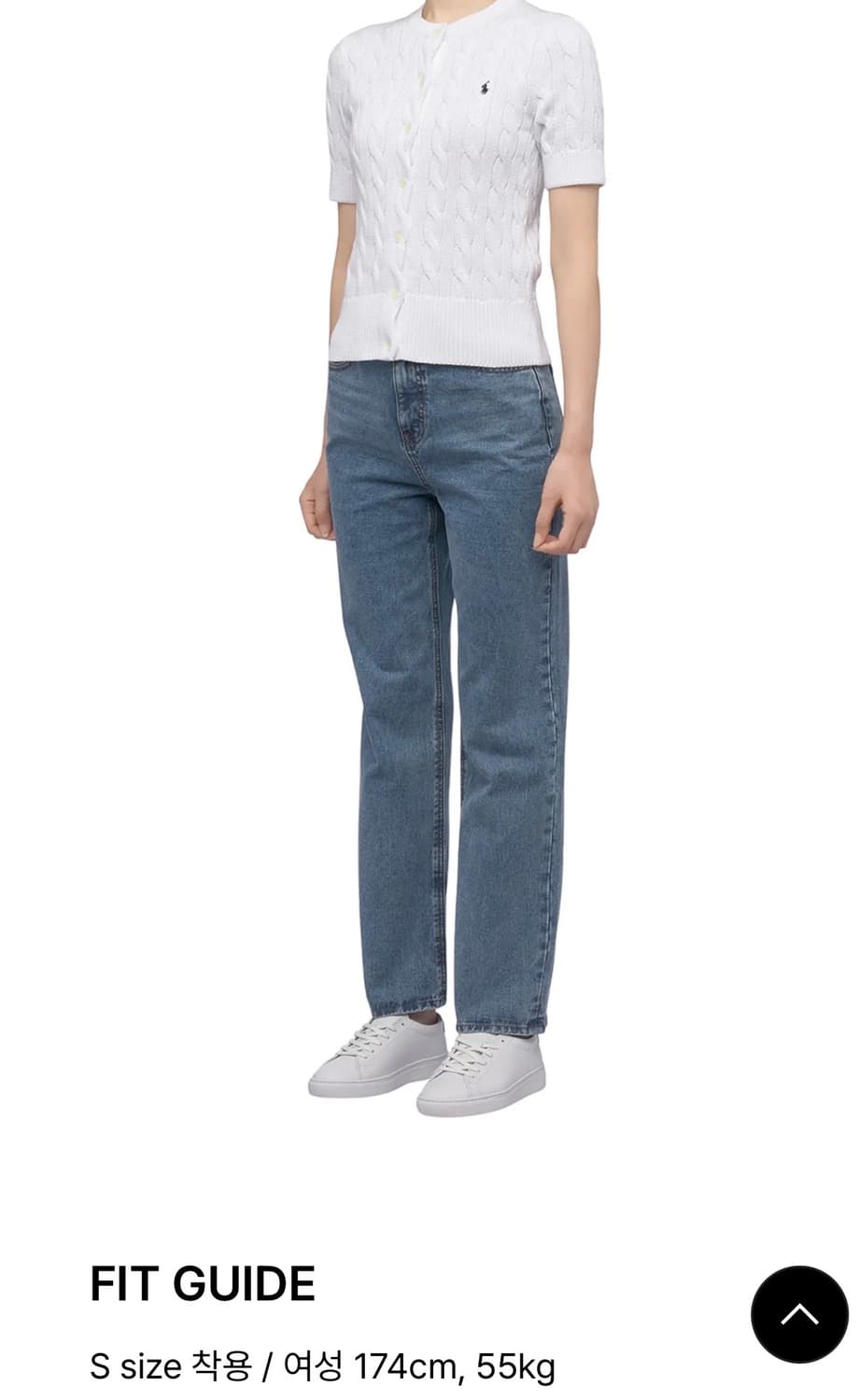 폴로랄프로렌 여성용 니트숏  슬리브 가디건 상품이미지2