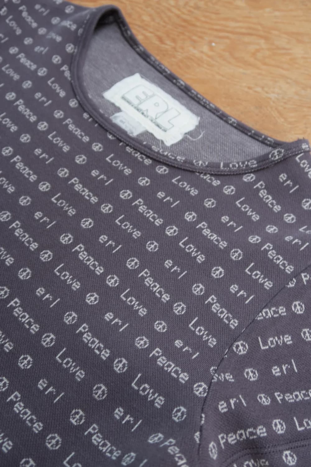 [S,M]이알엘 ERL 26ss 자카드 베이비 티셔츠 상품이미지2