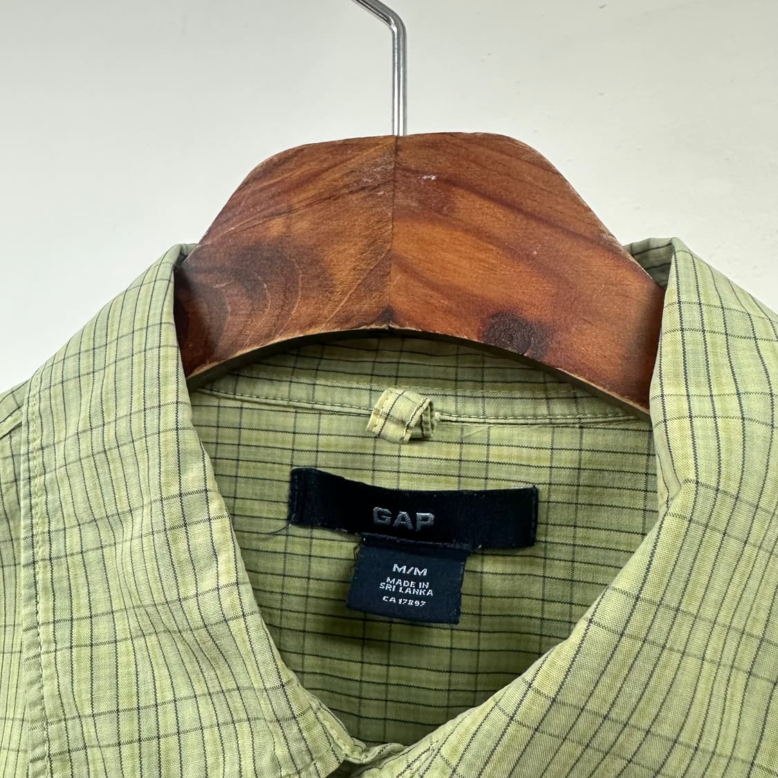 갭 GAP 루즈핏 체크 포켓 셔츠 남방 (M) 105 상품이미지4