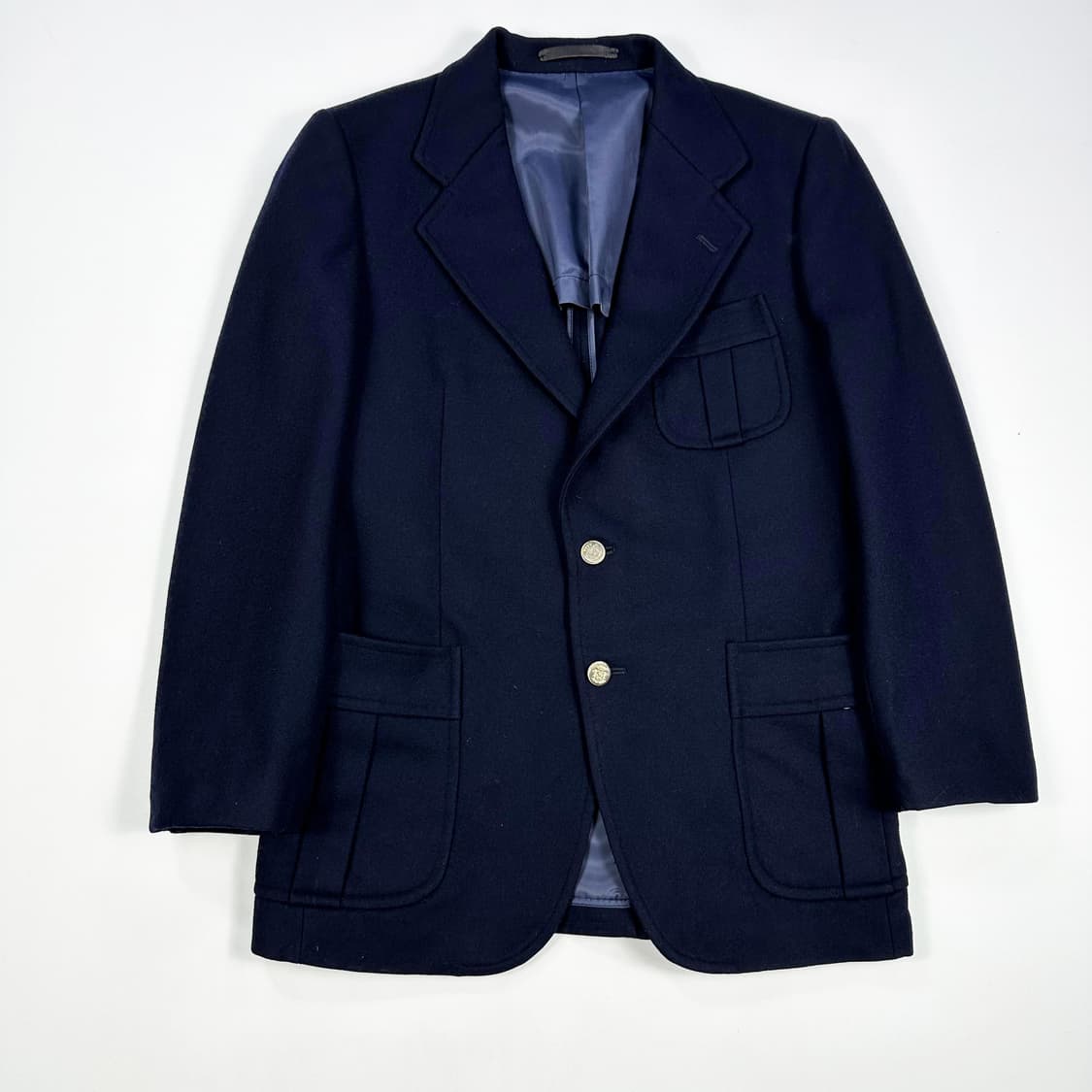 90s Mcgregor 맥그리거 울 블레이져 다크 네이비 M  상품이미지1