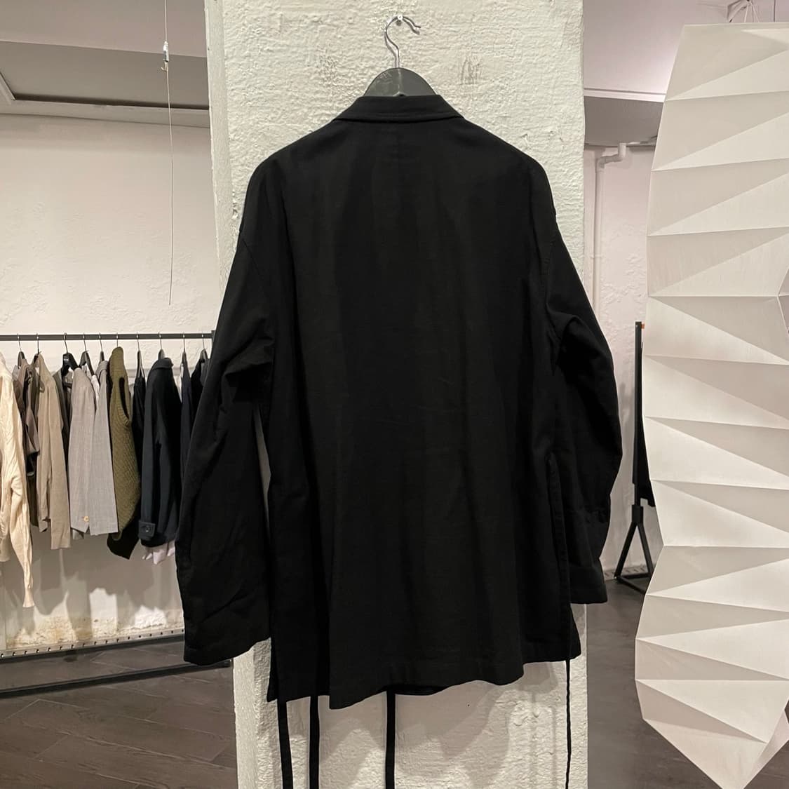 요지야마모토 랩 디테일 오버사이즈 블레이저 상품이미지3