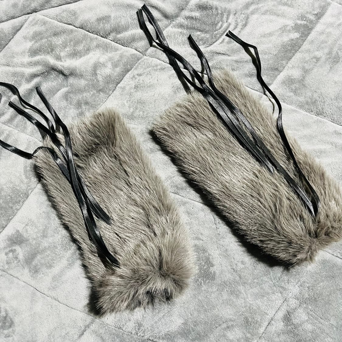 비건 밍크 퍼 종아리 토시  상품이미지3