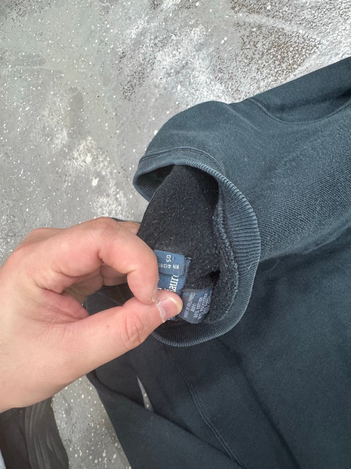 폴로 맨투맨 검정 기본 상품이미지3