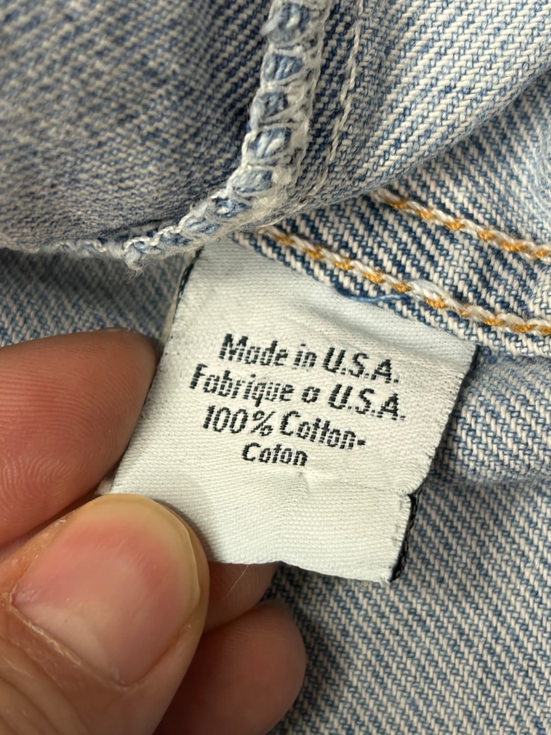90s 캘빈클라인 CK 데님 청자켓 상품이미지7