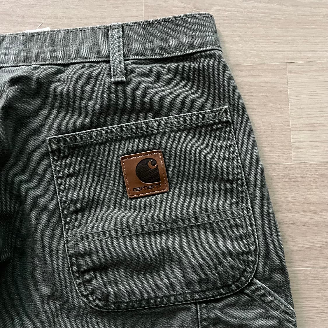 [36X30] 빈티지 칼하트 카펜터팬츠 모스그린 상품이미지4