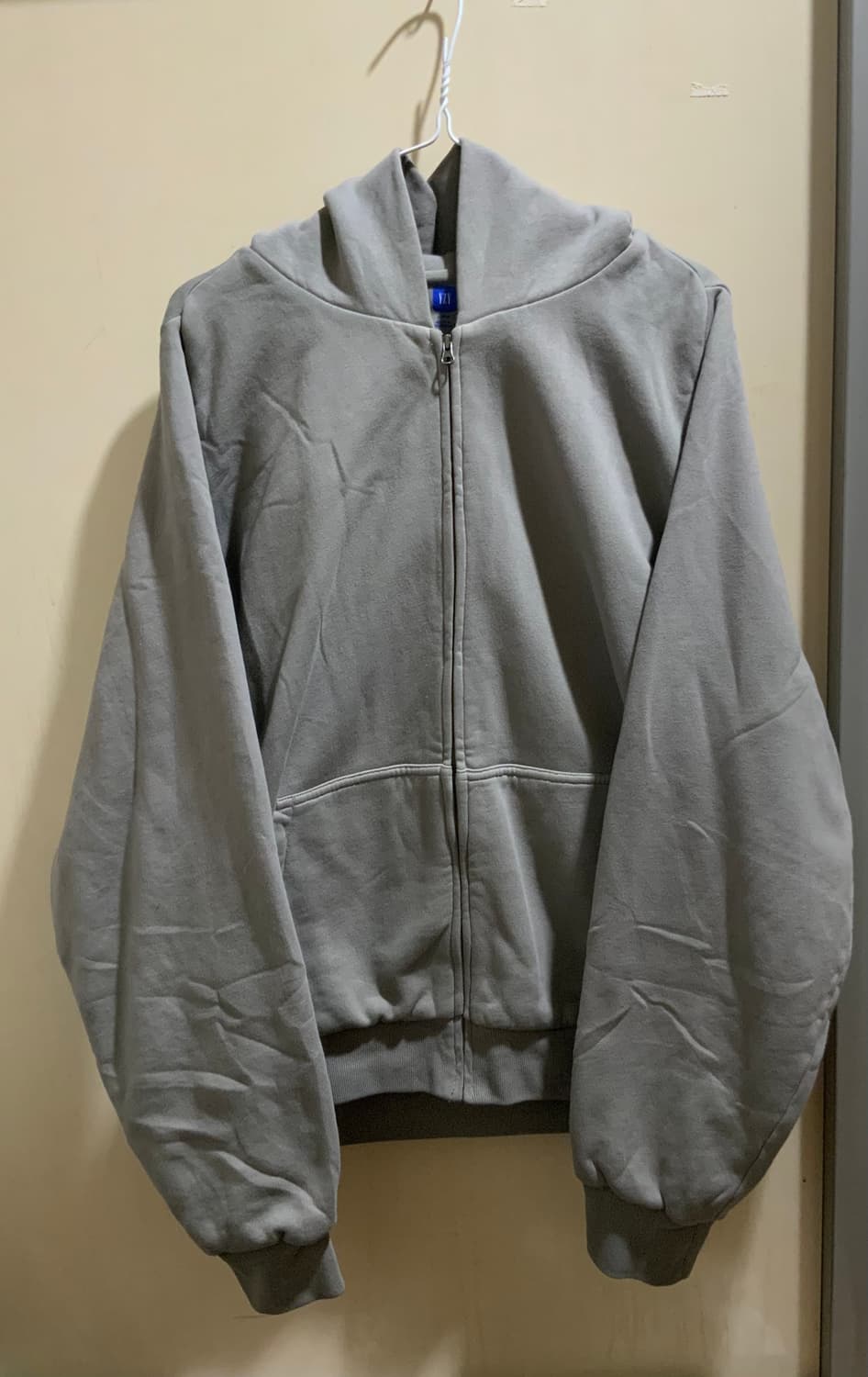 Yeezy YZY Zip-Up Hoodie Grey L 상품이미지1
