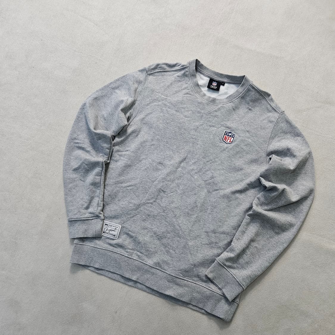 S NFL 스몰로고 그레이 맨투맨 0401Y 상품이미지1