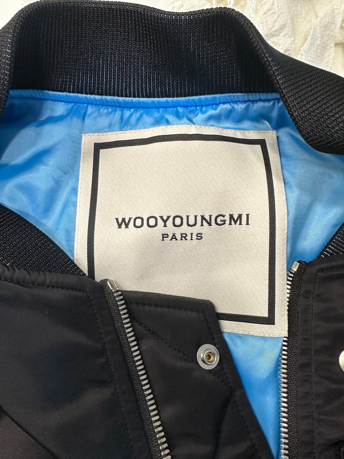 우영미 블랙 MA-1 항공점퍼 50(105) 상품이미지6