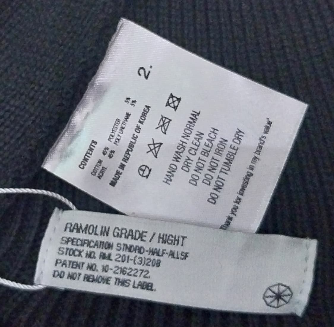 (새상품) 라모랭 검정 hide 버젼 2사이즈 상품이미지3