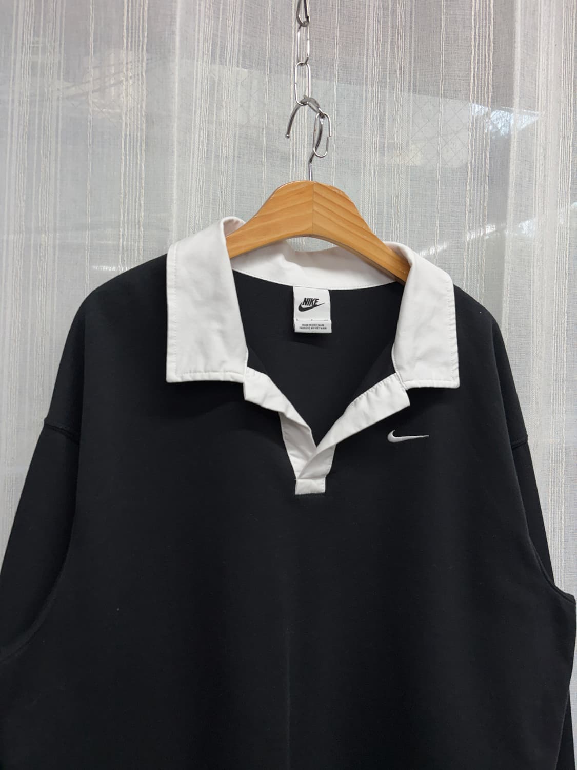 NIKE 나이키 오버사이즈 피케 긴팔 폴로 카라티 PK 상품이미지2