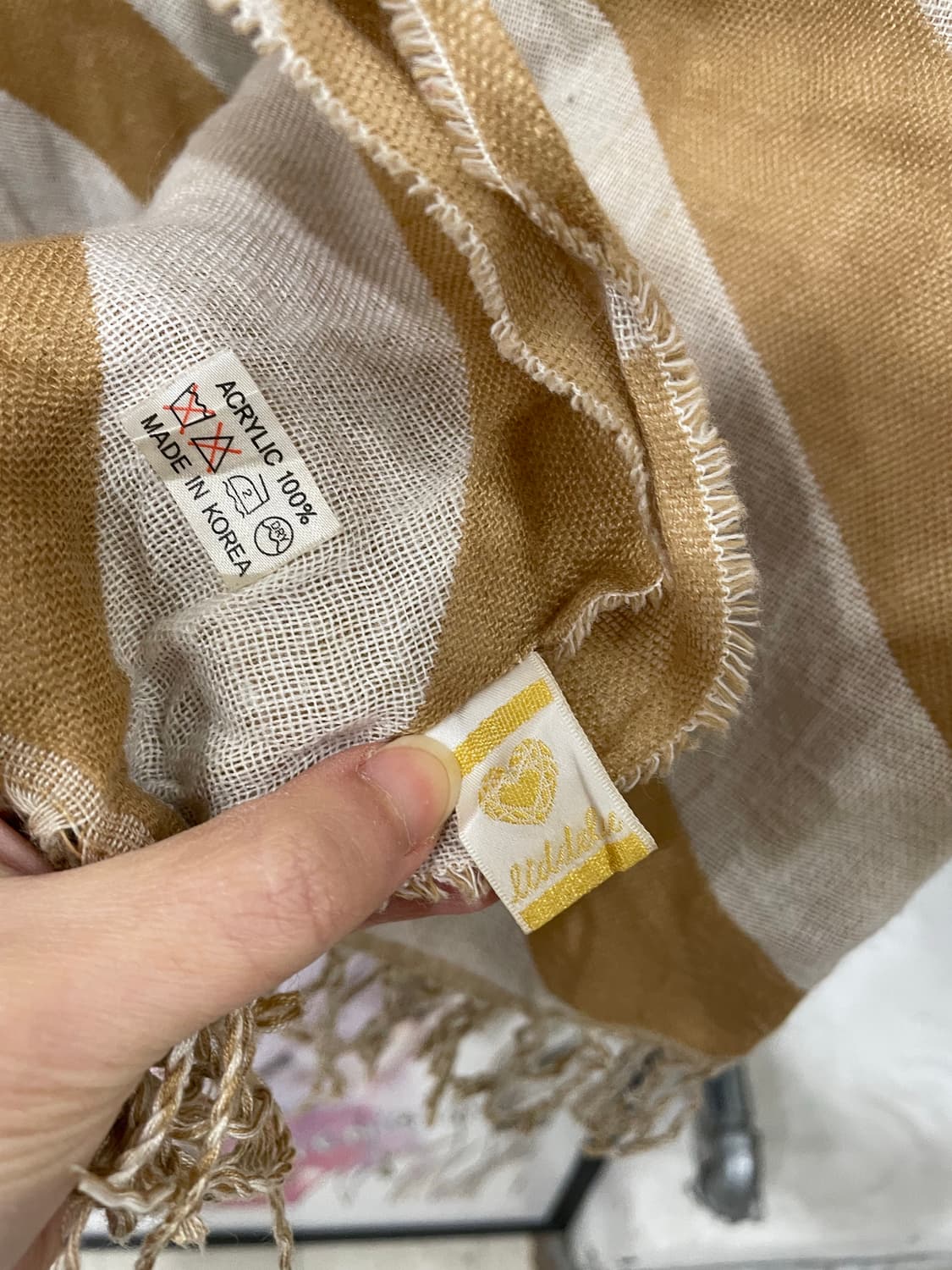 스트라이프 롱 스카프 머플러  상품이미지6