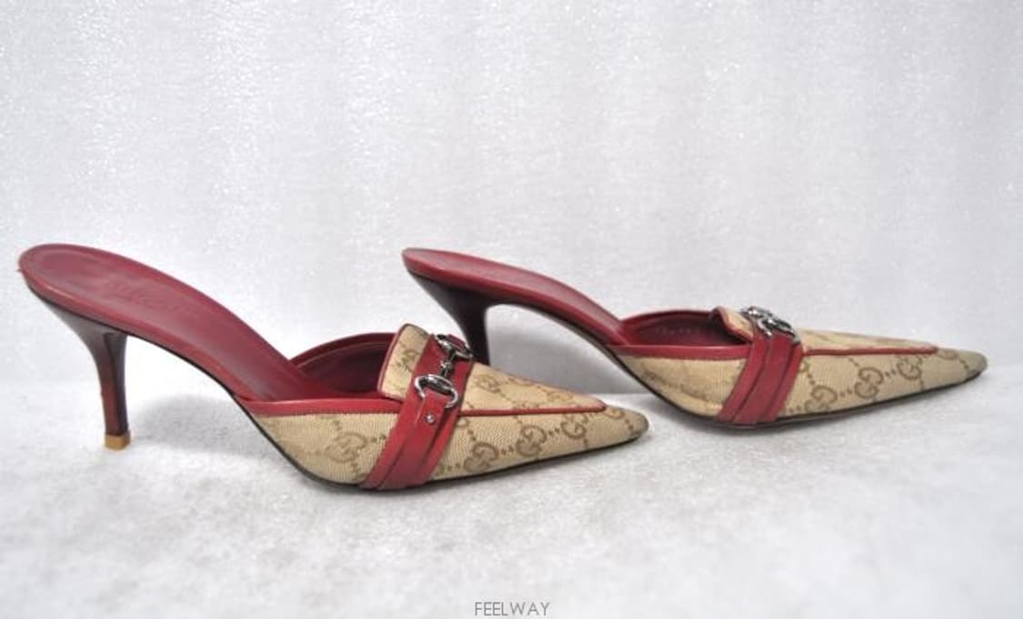 구찌/여성자갸드홀스빗샌들슬리퍼(사이즈245)정품 상품이미지3