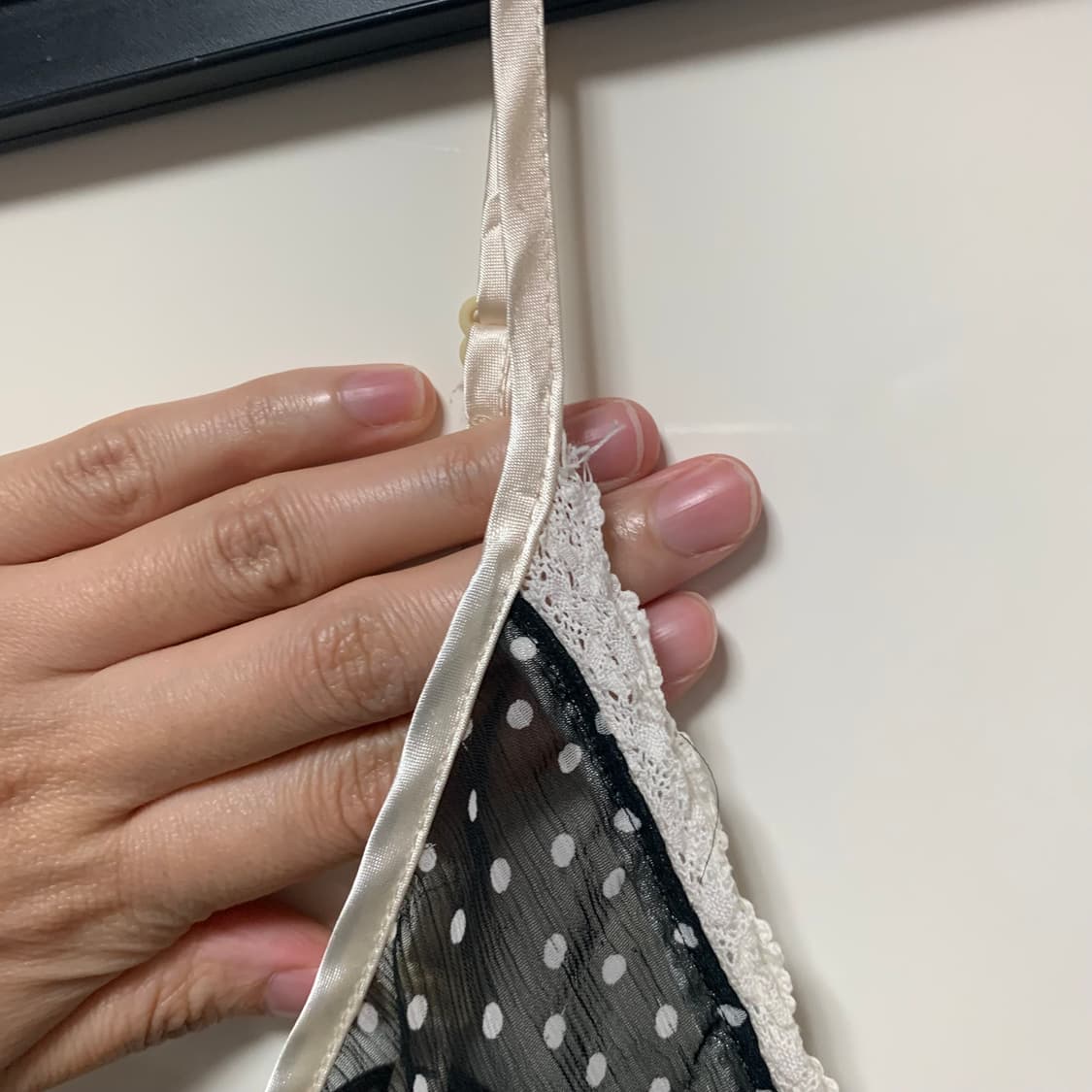 시스루 도트 나시 상품이미지4