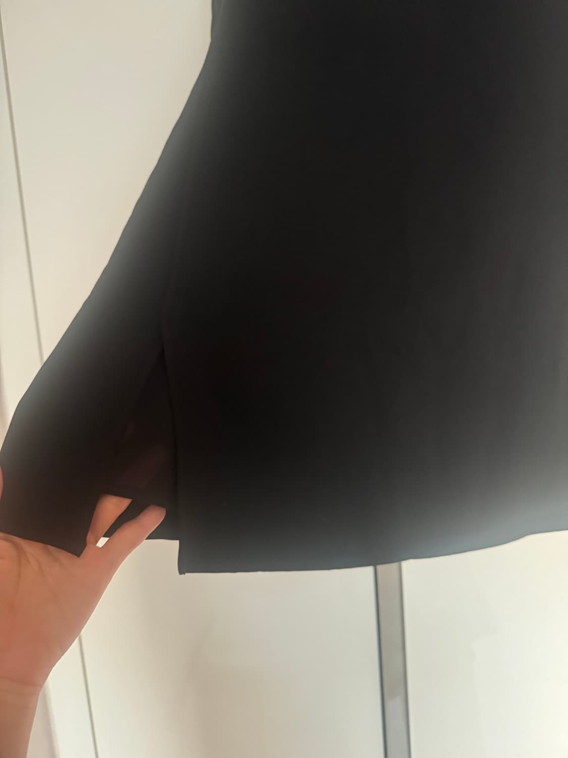 한섬 마인 리틀 블랙드레스 소매 실크 시스루 상품이미지7