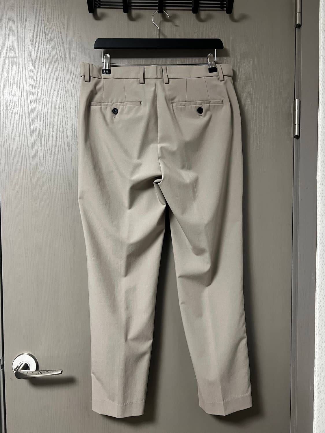 테이퍼드 히든 밴딩 크롭 슬랙스 상품이미지2