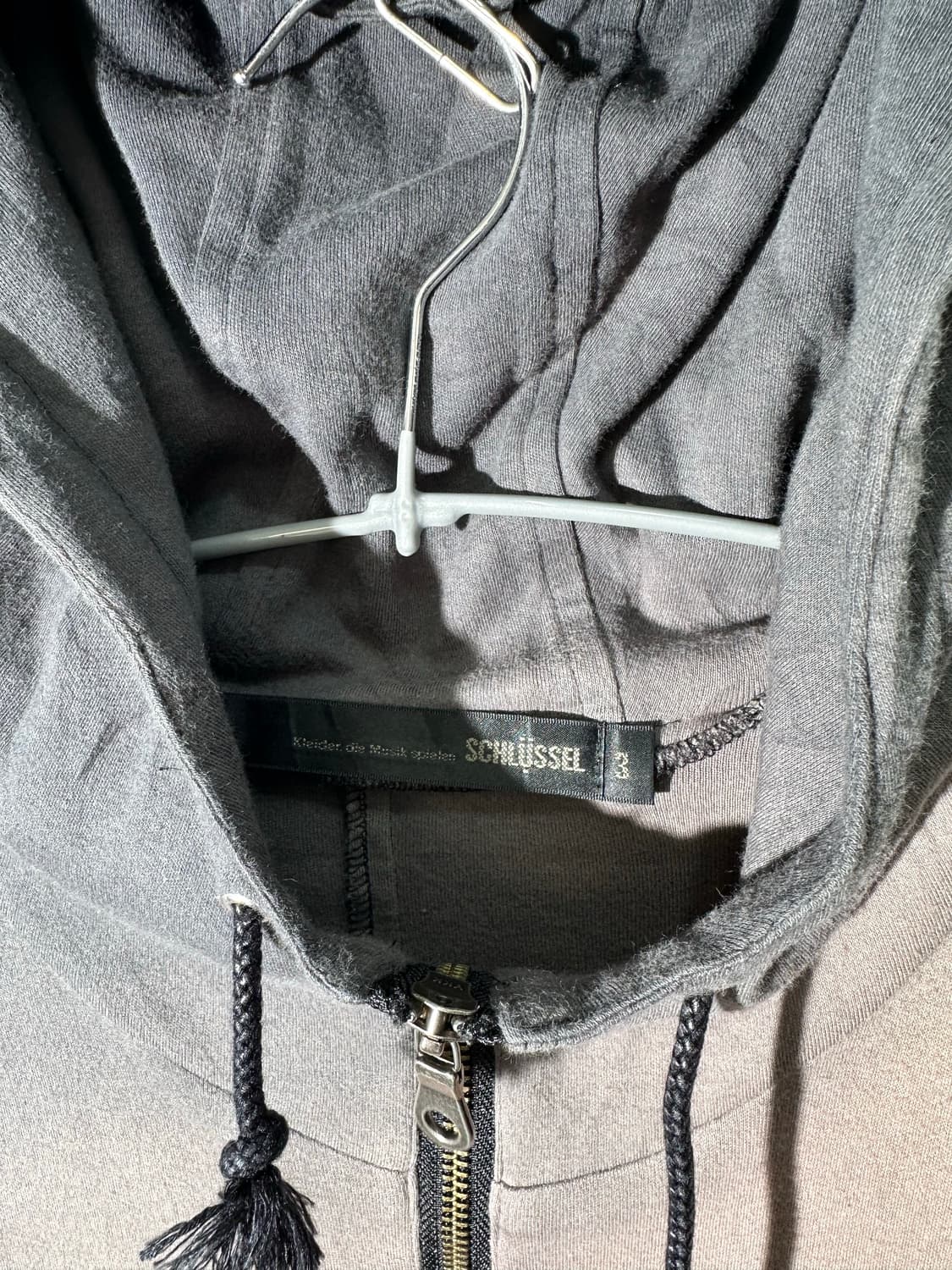 schlussel 얇은 코튼 반팔 집업 자켓 상품이미지2