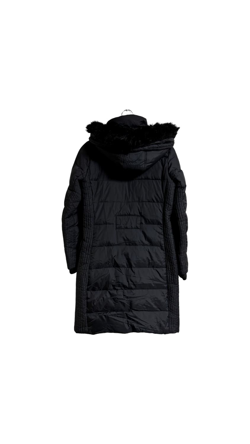 폴로 여성 퍼 트리밍 후드 롱 다운 코트 상품이미지2